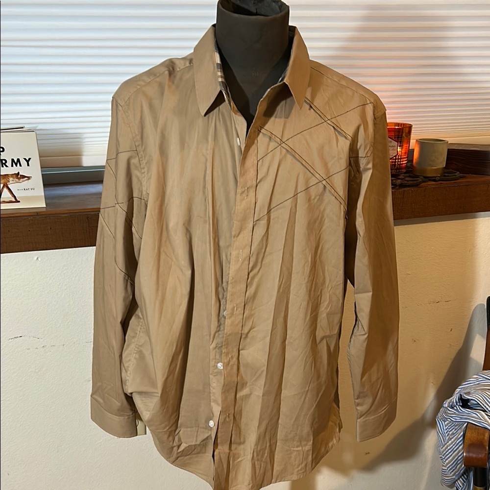 Coof Andy Tan Button-Up Shirt